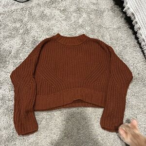 moon & madison Rust Knit Sweater